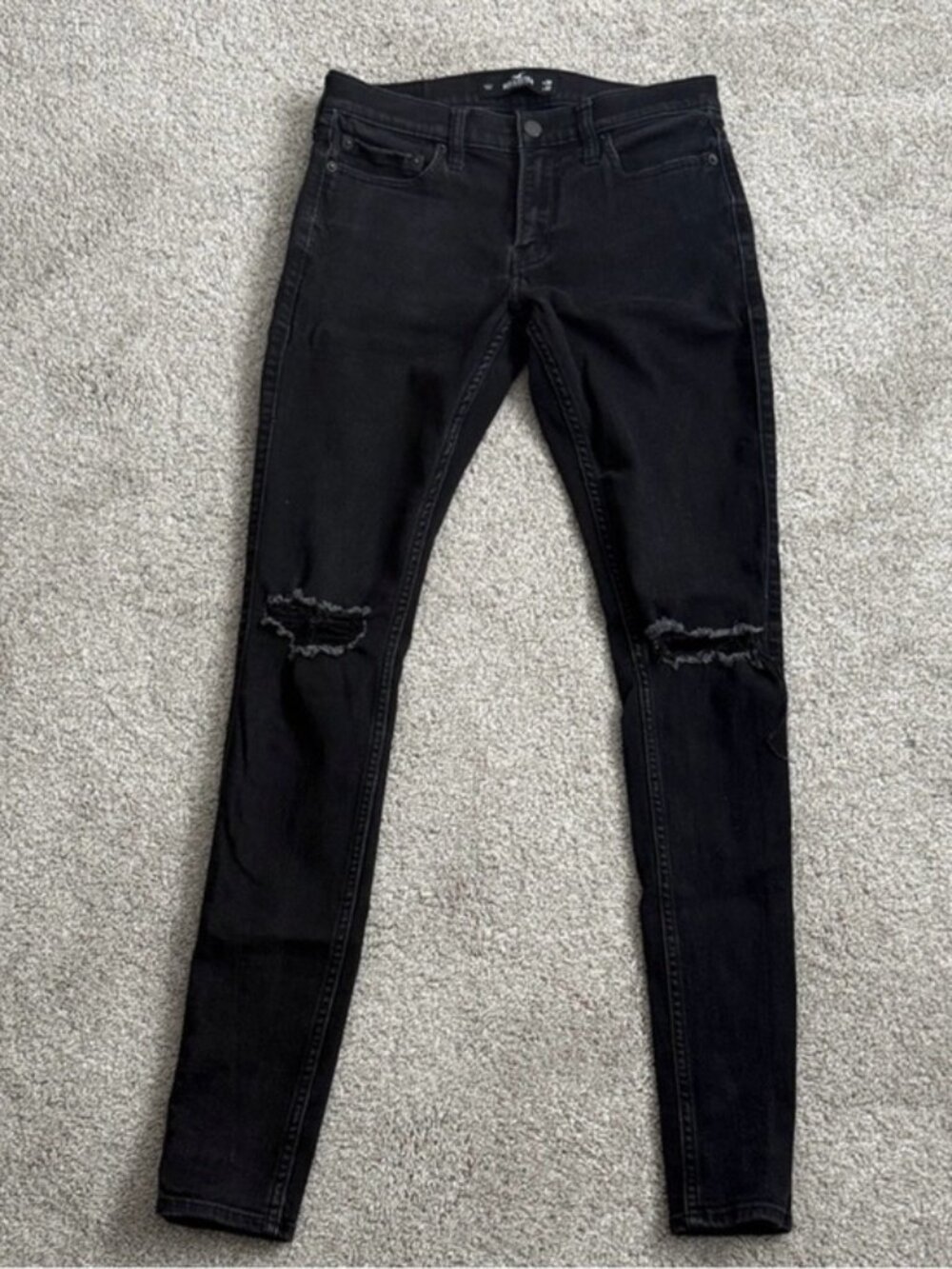 Hollister Men's Stacked Super Skinny Jeans 30x32